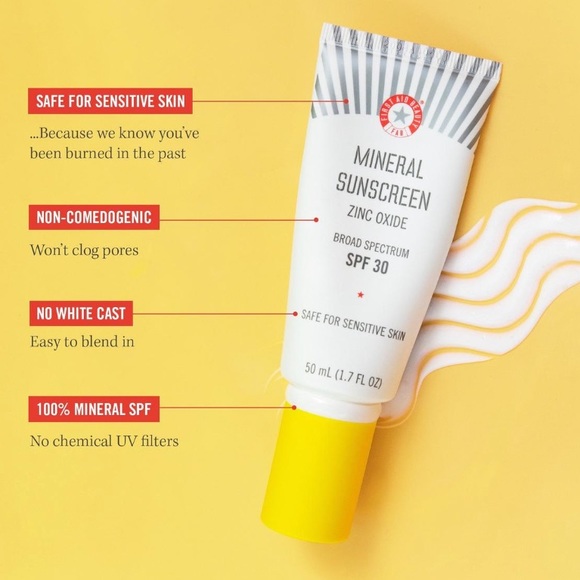 First Aid Beauty Mineral Sunscreen Zinc Oxide, Broad Spectrum, SPF 30 BNIB - Picture 5 of 14